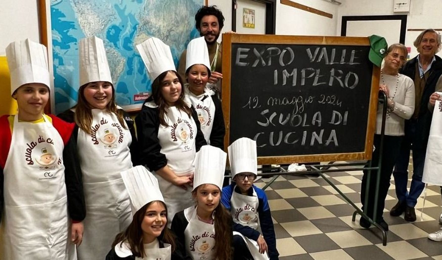 Expo Valle Impero, gli alunni chef di Borgomaro promuovono i prodotti tipici