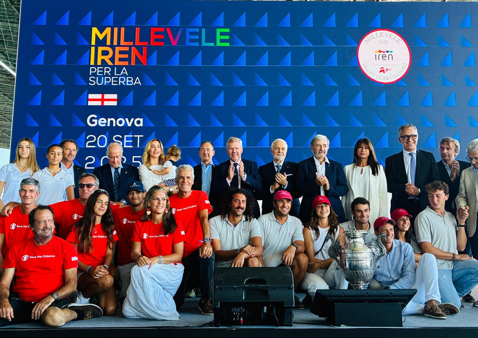 La premiazione della Millevele al Salone Nautico di Genova Millevele Iren 2025