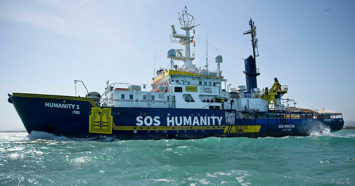Nave Humanity 1 con 88 migranti a bordo, slitta a domani l'arrivo a Genova