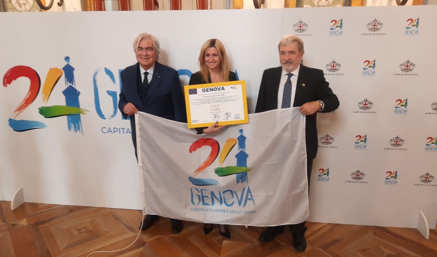 Genova Capitale dello Sport presenta i suoi eventi all'Olimpico di Roma 