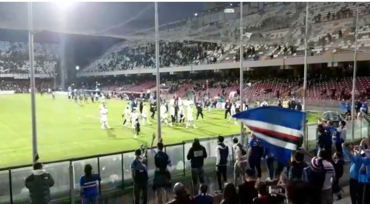 La Sampdoria trionfa a Salerno e respira: 0-2, Candreva provoca un autogol e segna