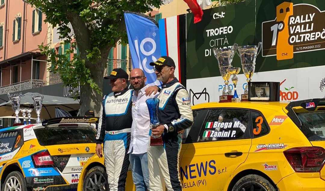 Rally Valli Oltrepo, Paolo Zanini vince con Massimo Brega