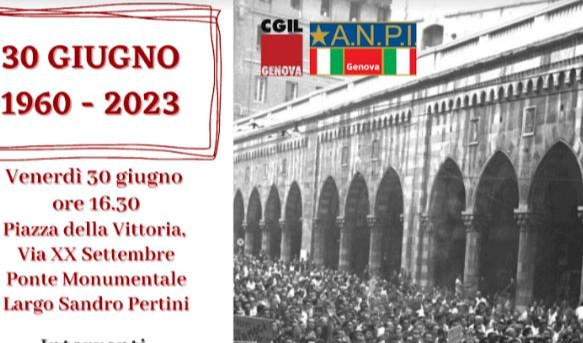 30 Giugno, Genova ricorda la sua rivolta contro il convegno fascista