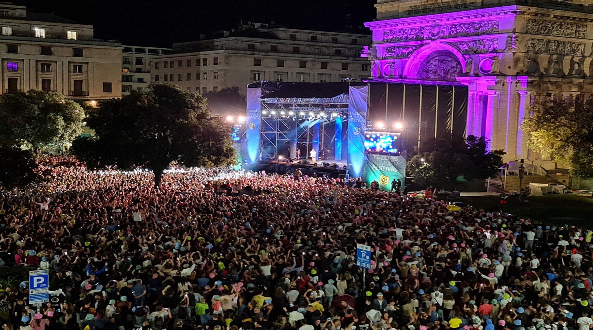 Genova, oltre 40mila persone in piazza per il Tezenis Music Festival