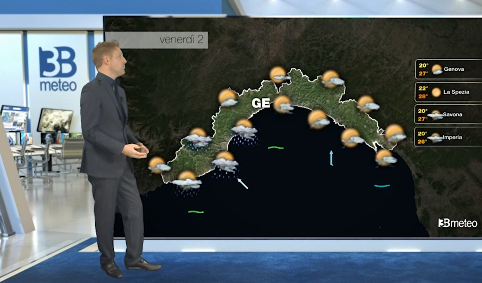 Meteo in Liguria: venerdì tra nubi, sole e pioggia. Le previsioni