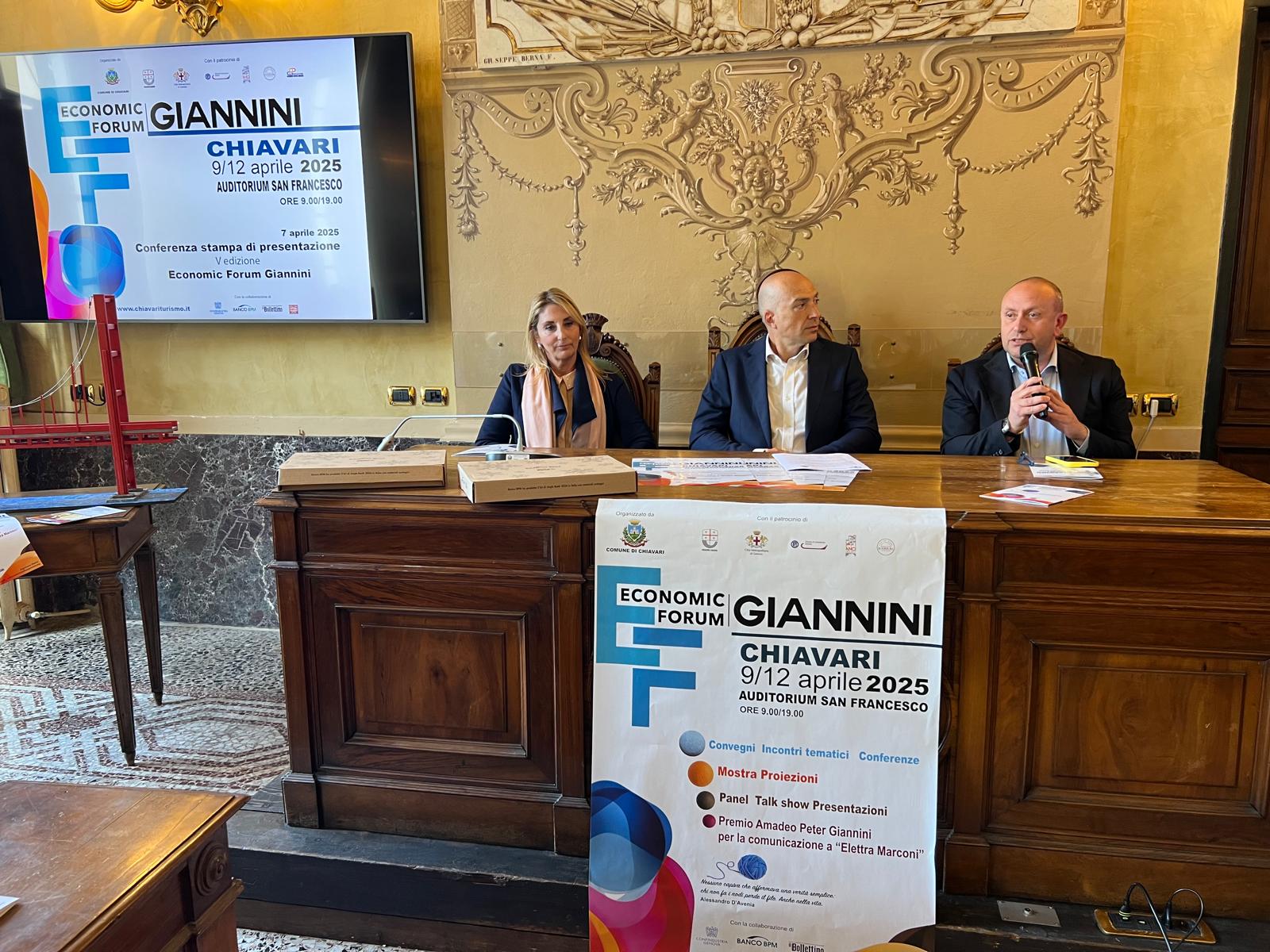 A Chiavari l'economic Forum Giannini
