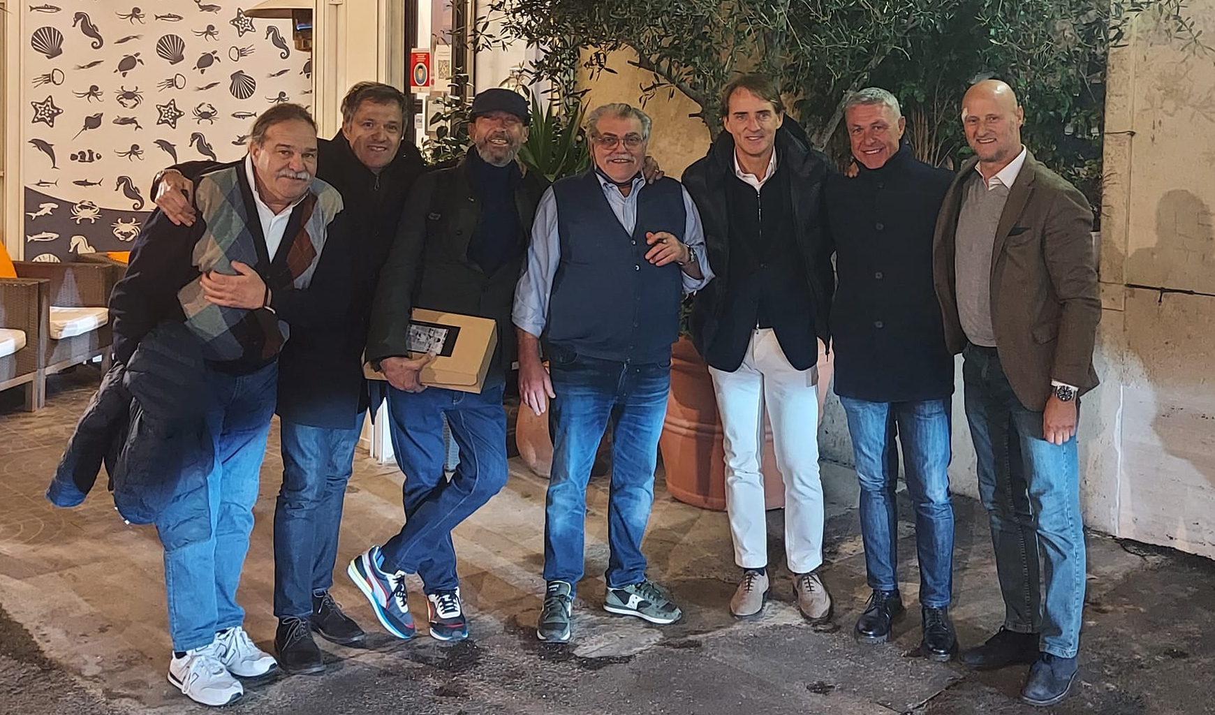 Sampdoria: Vialli e Mancini a cena a Genova con Lanna e i 
