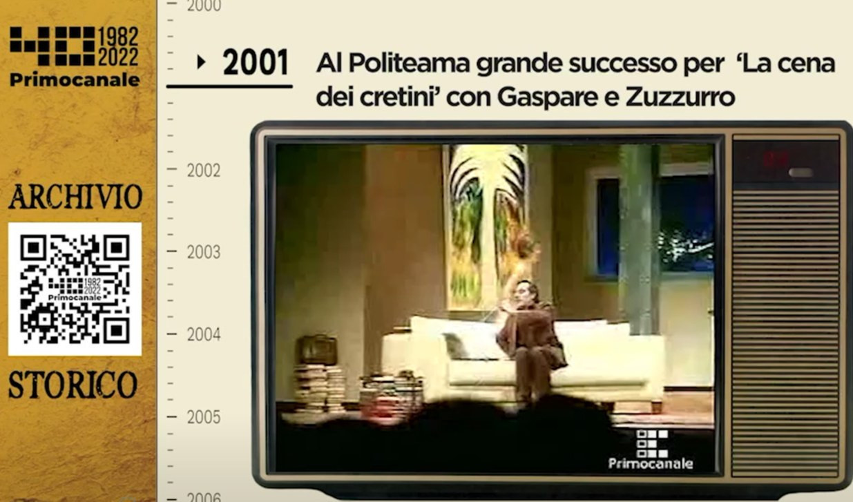 Dall'archivio storico di Primocanale, 2001: a Genova in scena 'La cena dei cretini'