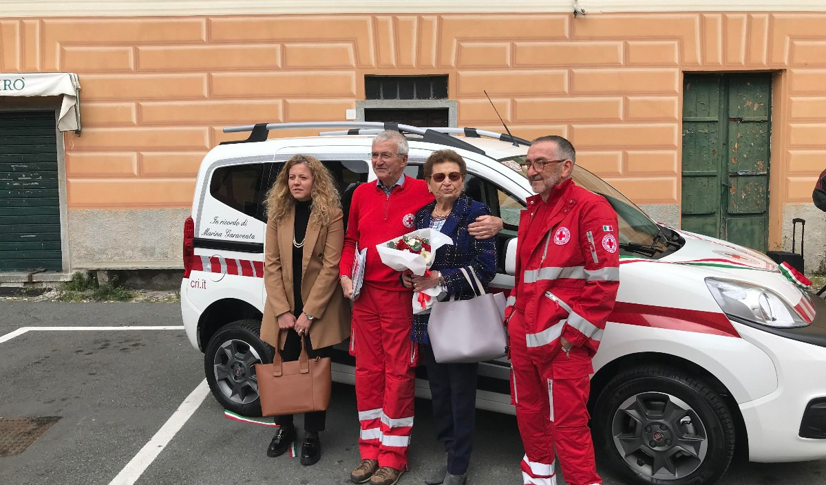 Savignone, nuovo mezzo Croce Rossa in memoria di Marina