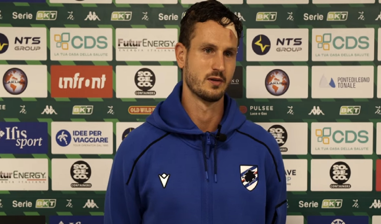 Sampdoria, riecco Abildgaard: con l'Entella ci sarà