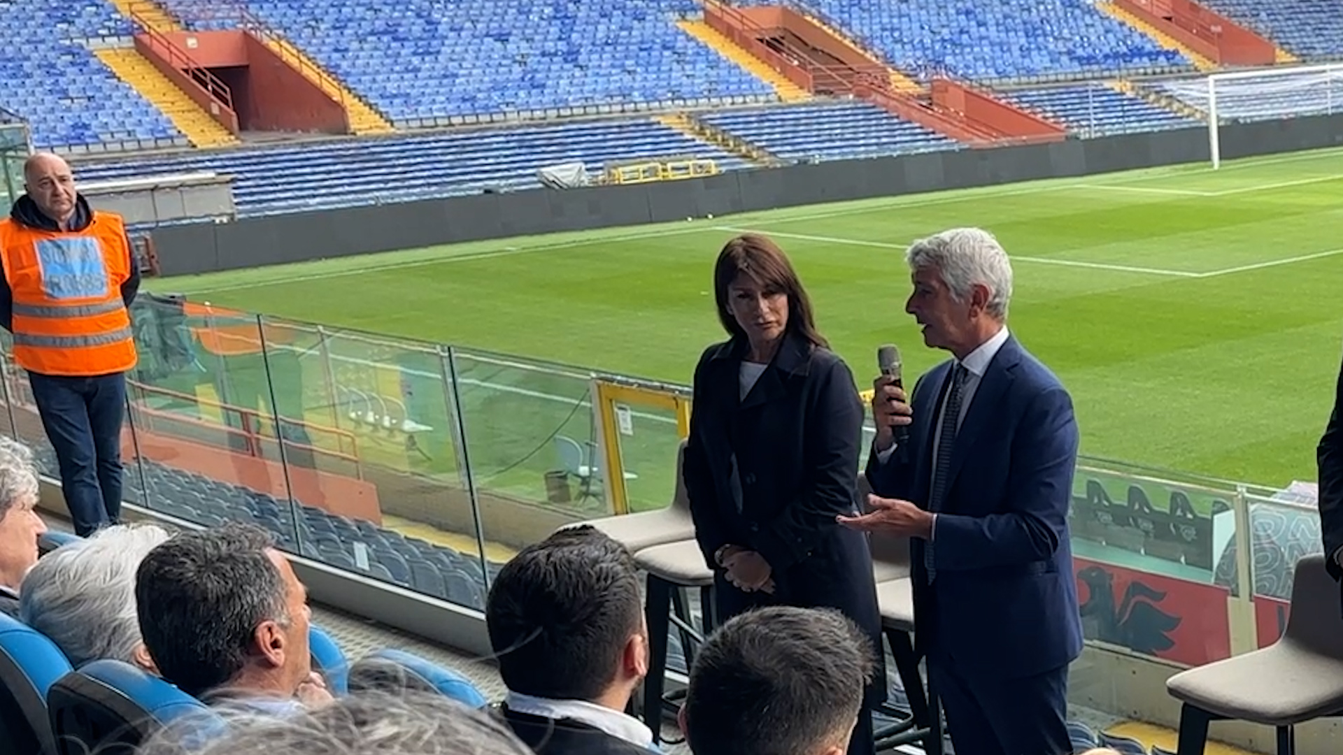 Futuro stadio Ferraris, il ministro Abodi a Genova: 