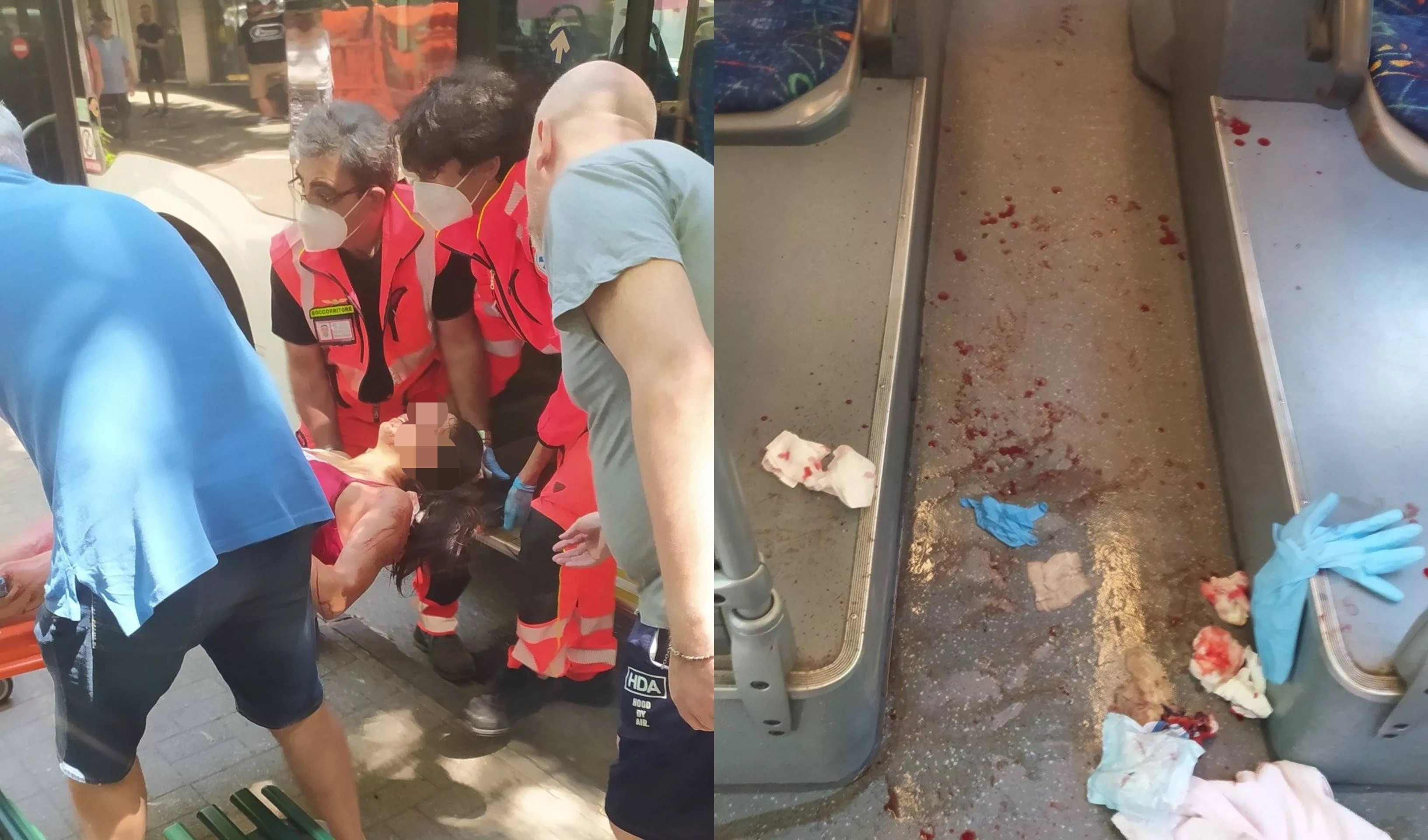 Accoltellata dall'ex compagno sull'autobus: paura alla Spezia