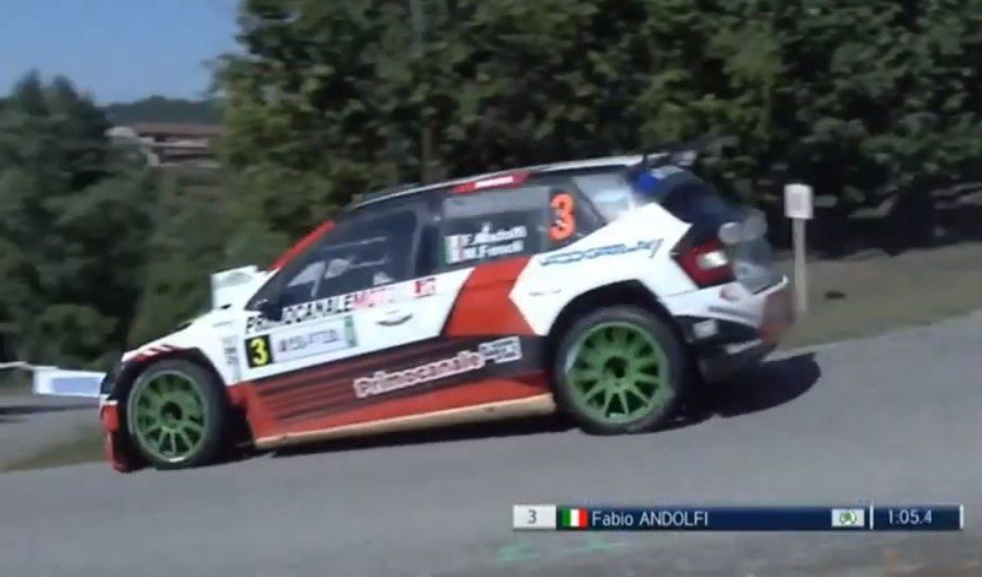 Rally di Alba, le emozioni della power stage di Fabio Andolfi con le immagini Aci Sport