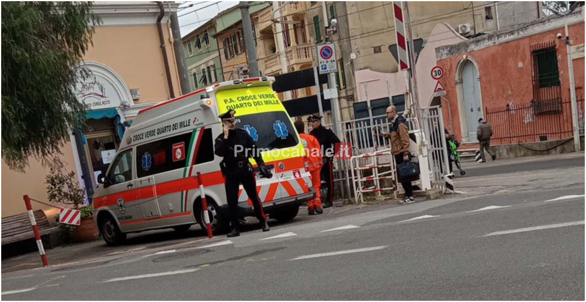 I feriti sono stati soccorsi dai militi