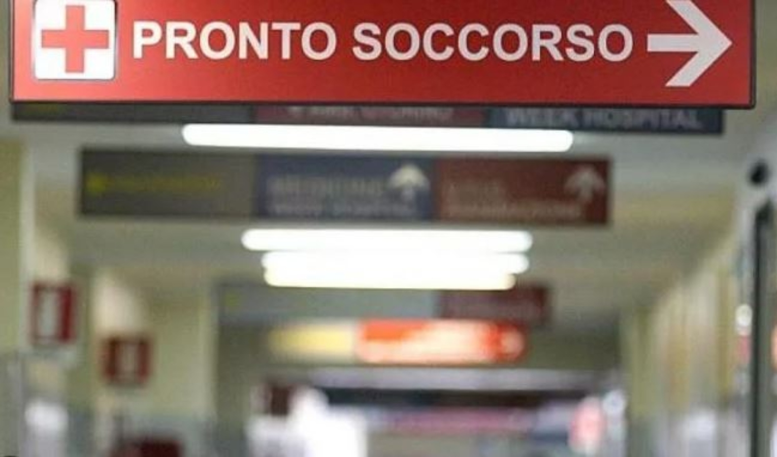 Ingresso di un pronto soccorso Cartello pronto soccorso