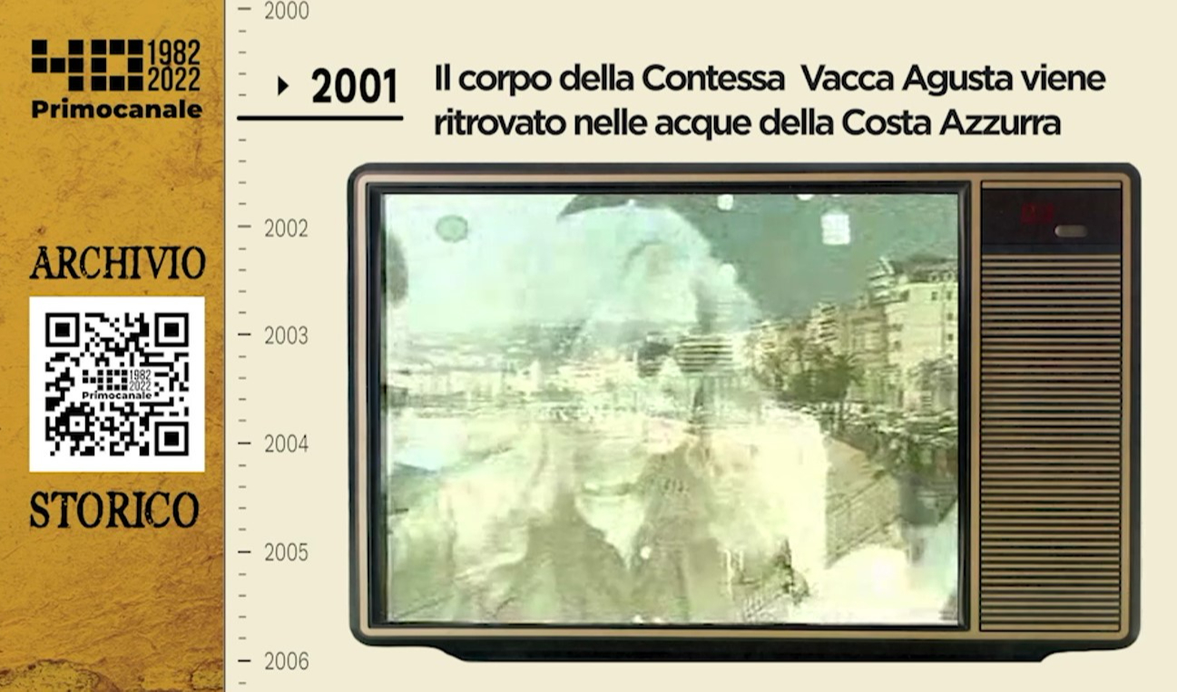 Dall'archivio storico di Primocanale, 2001: ritrovato corpo contessa Vacca Agusta