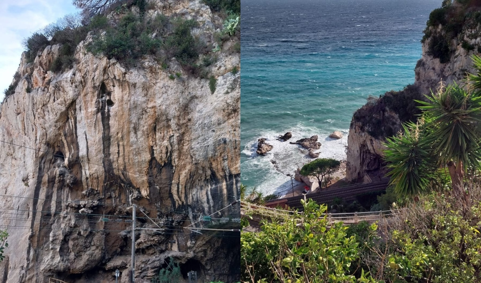 Riaperto il traffico ferroviario fra Ventimiglia e Mentone chiuso per albero pericolante