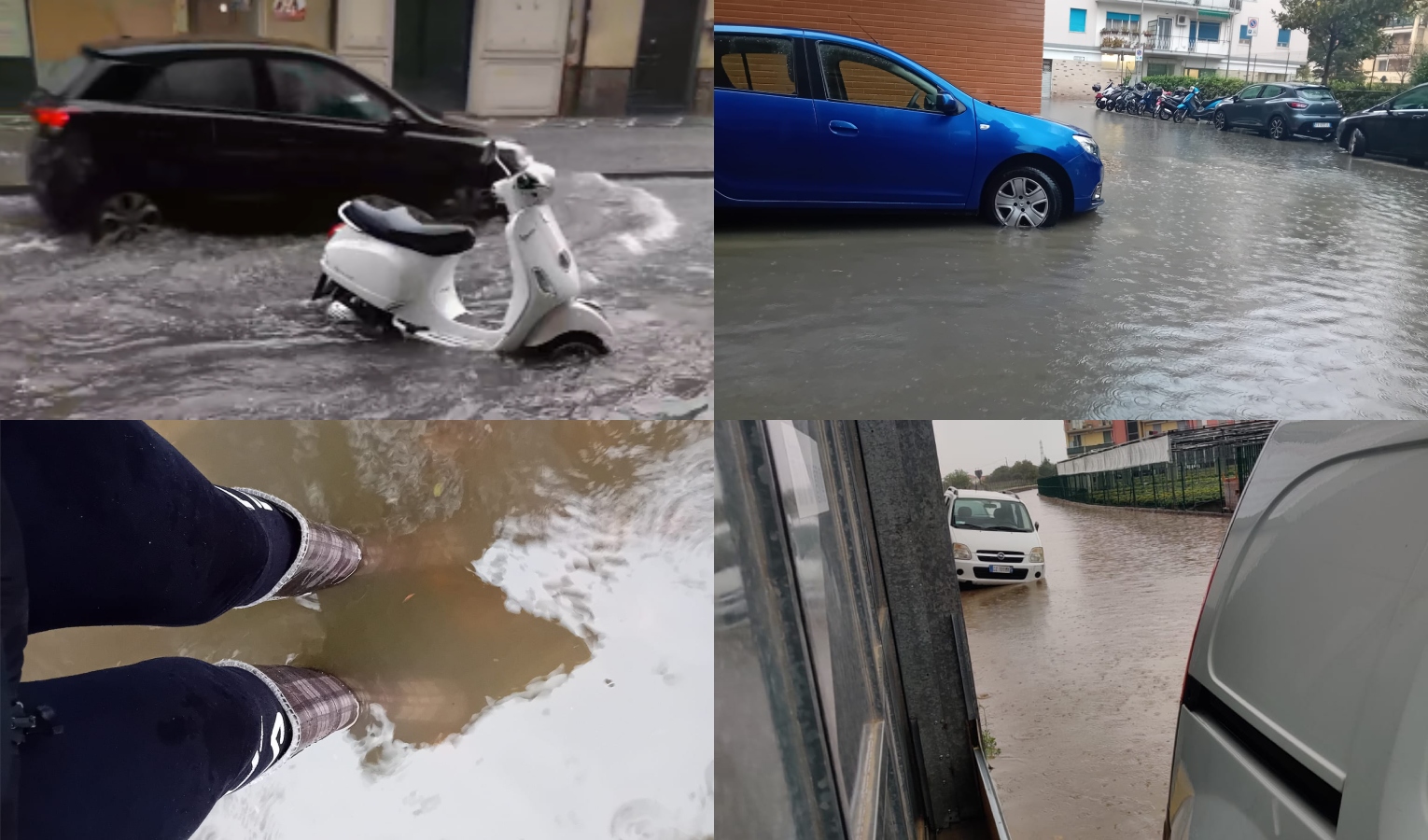 Nubifragio nel savonese: torrenti esondati e frane