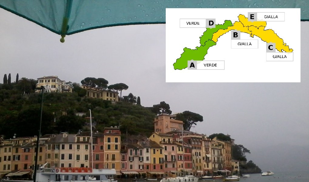 Maltempo in Liguria, allerta gialla sul centro-Levante