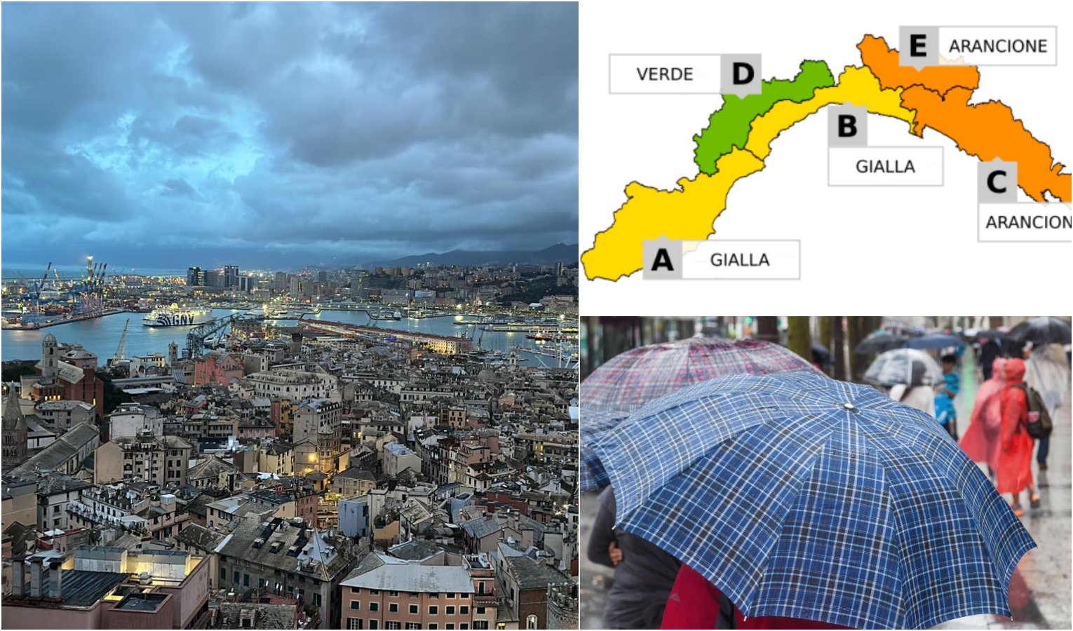 Pioggia e vento di burrasca a 120km/h, Liguria in allerta meteo: Primocanale in diretta