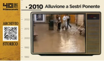 Dall'archivio storico di Primocanale, 2010: alluvione a Genova e Varazze