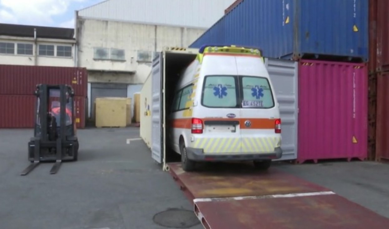 Ucraina, in arrivo da Genova container di aiuti: in viaggio anche due ambulanze