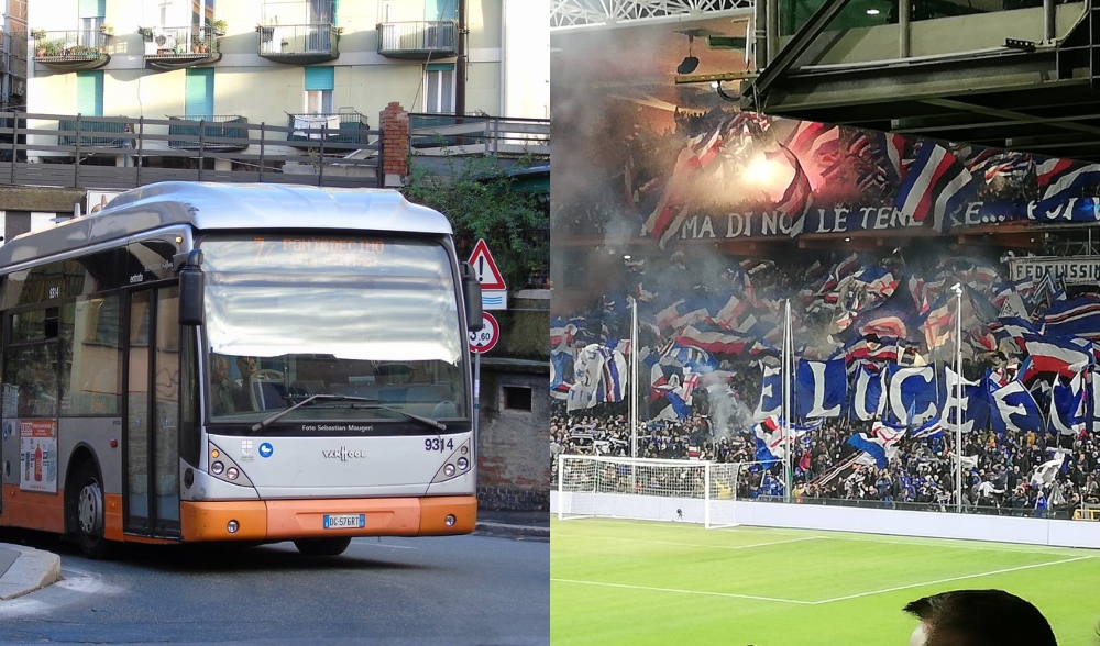 Amt, ecco le linee bus attive per Sampdoria-Pisa