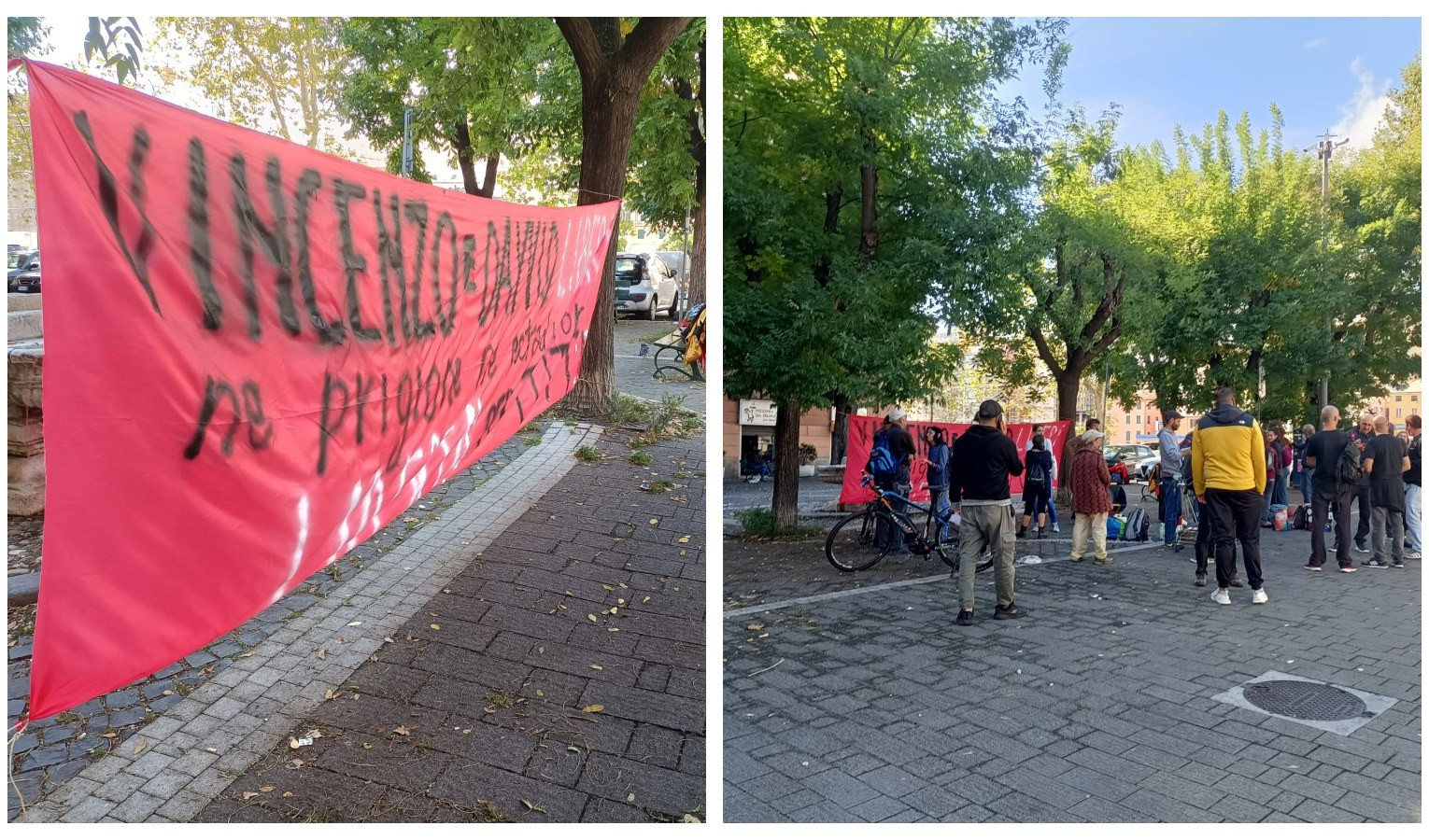 Genova, presidio anarchici in solidarietà dei detenuti di Marassi