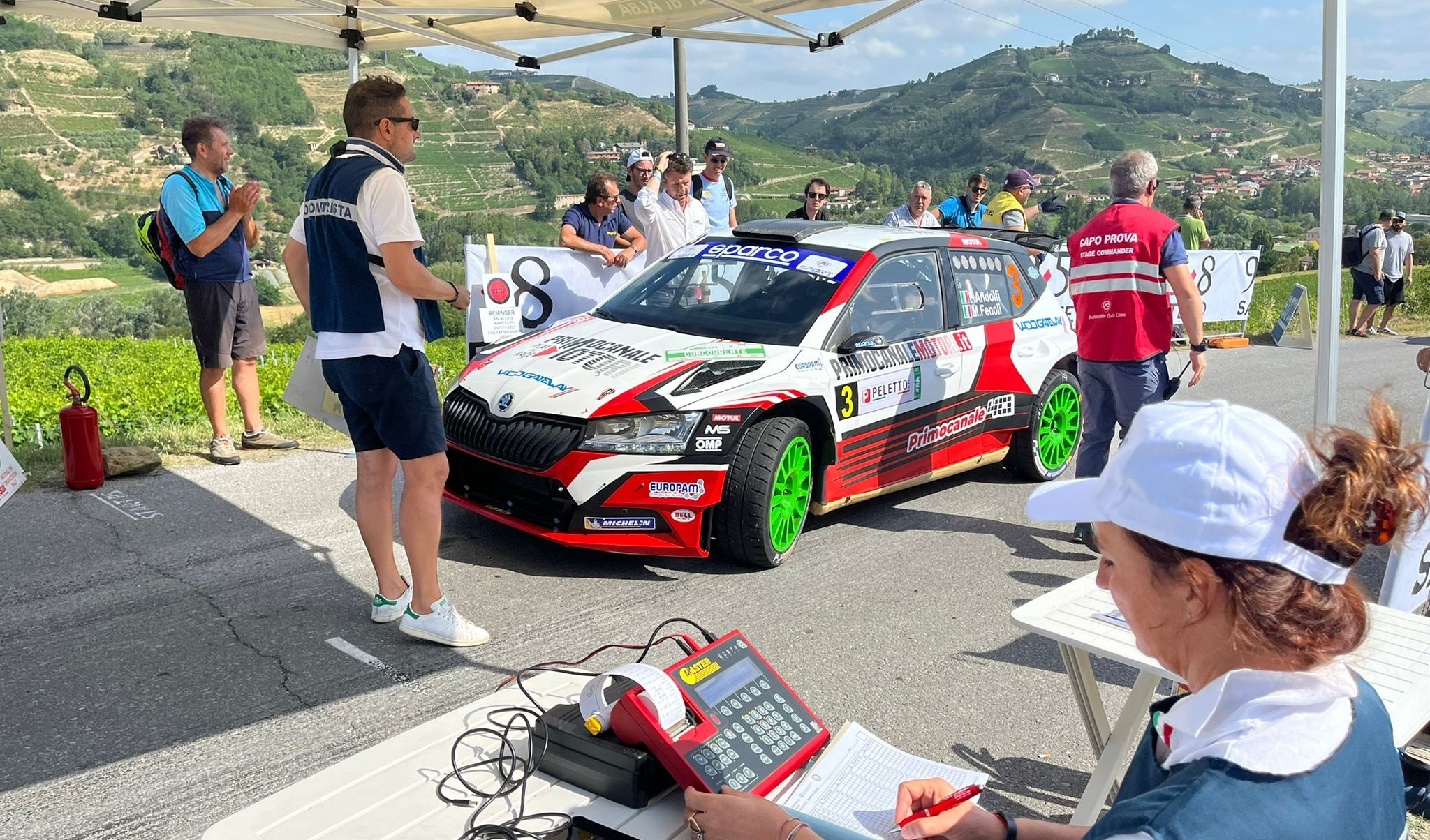 Rally di Alba, lo shakedown della R5 Evo Primocanale Motori Vado Gateway di Andolfi