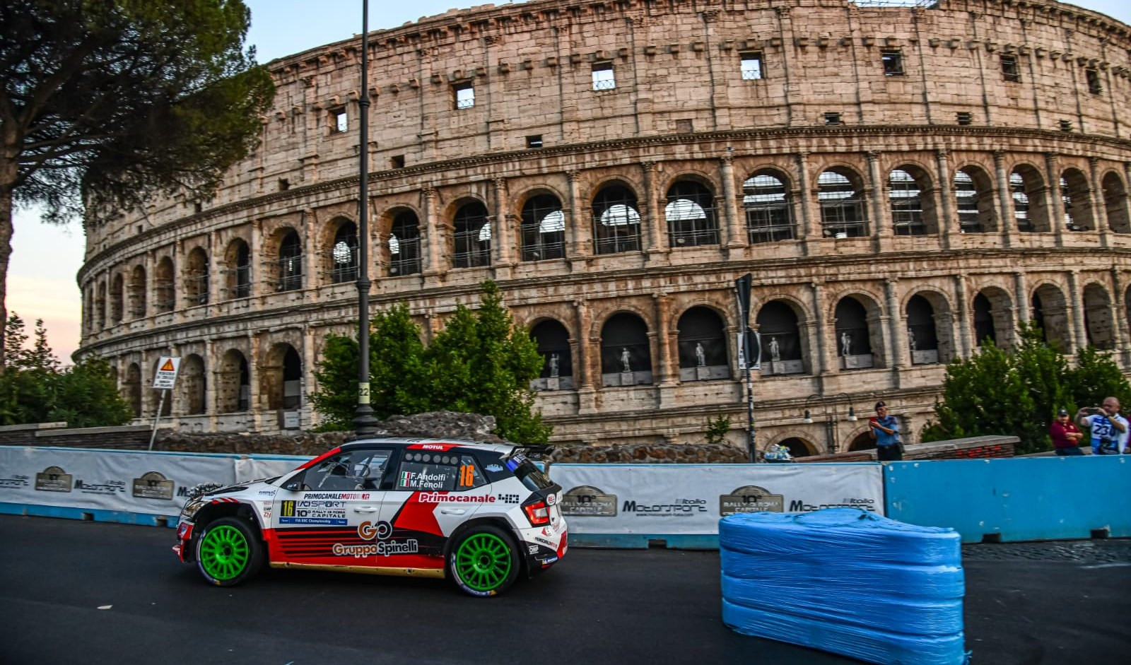 Rally Roma Capitale: la R5 Evo Primocanale Motori Gruppo Spinelli di Andolfi