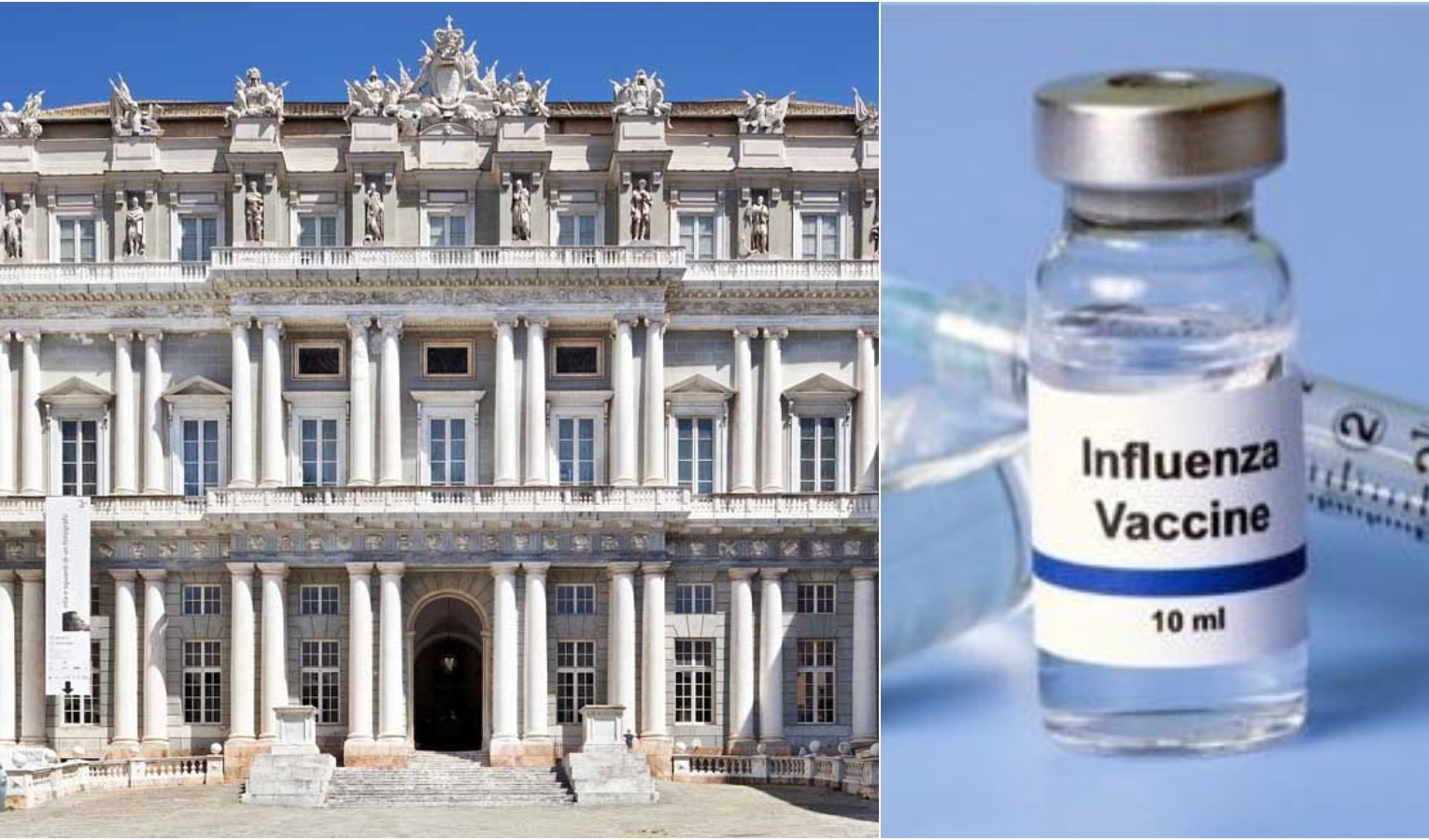 Vaccino anti-influenza, a Genova apre il punto della Asl3 a Palazzo Ducale