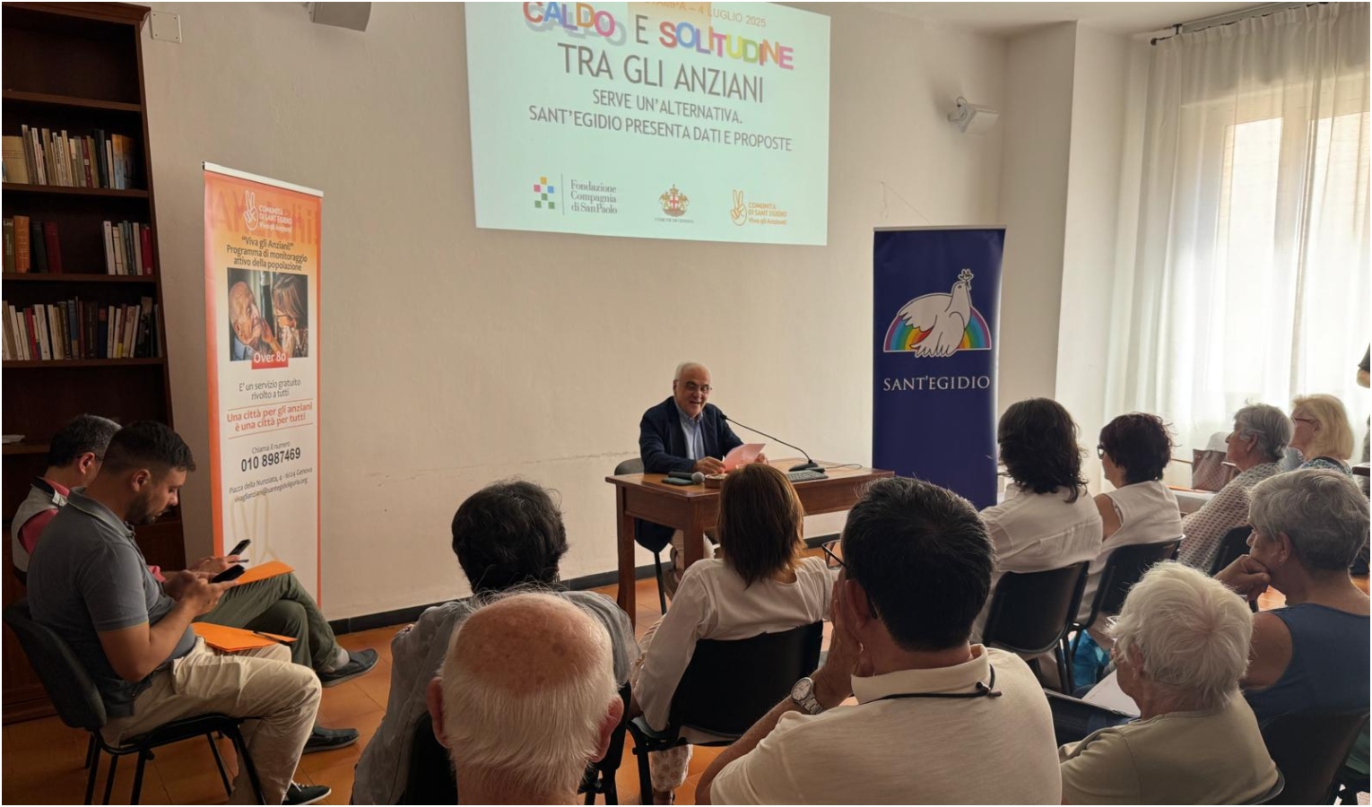 Il progetto "Viva gli Anziani!" presentato nella sede della comunità di Sant'Egidio Comunità di Sant'Egidio