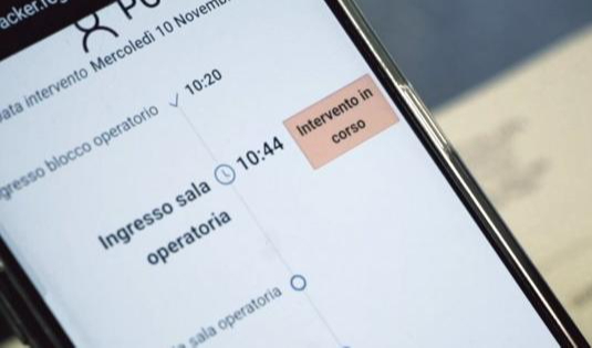 Con l'app di Liguria Digitale gli step dell'intervento dei propri cari sul cellulare