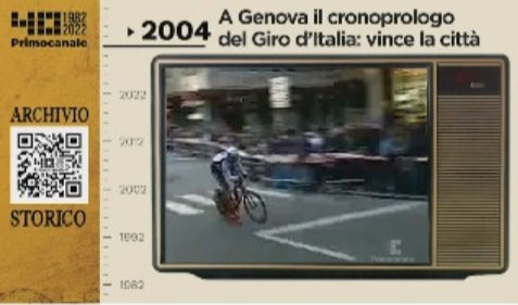 Dall'archivio storico di Primocanale, 2004: il Giro d'Italia a Genova
