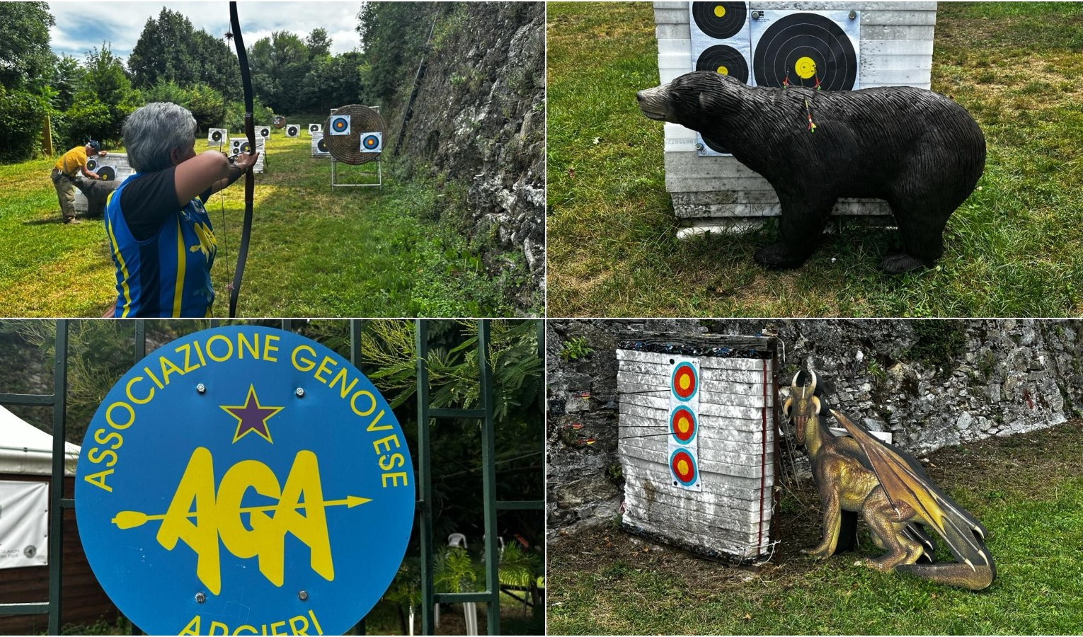 Genova, a caccia con arco e frecce: ma gli animali sono di plastica