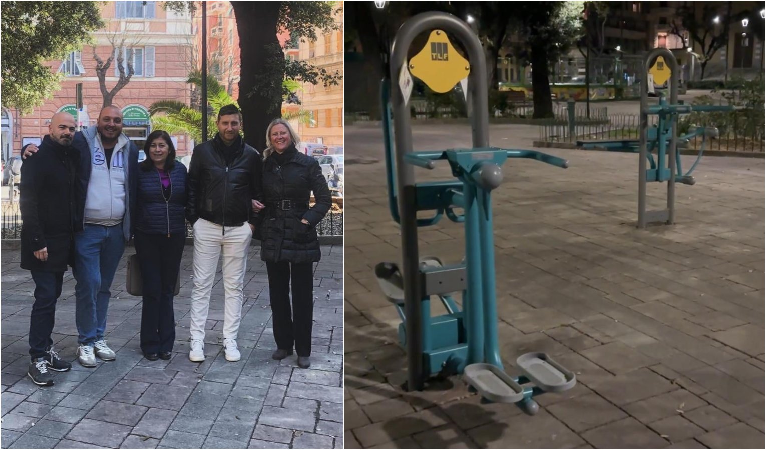 Genova, il regalo dei consiglieri municipali: nuova area fitness a San Fruttuoso