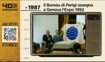 Dall'archivio storico di Primocanale, 1987: l'Expo 1992 assegnato a Genova