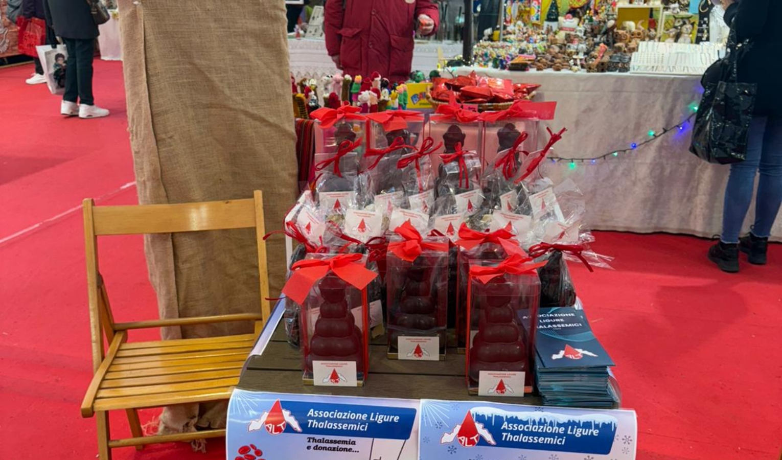 L'associazione thalassemici a Genova, a San Nicola cioccolato a scopo benefico