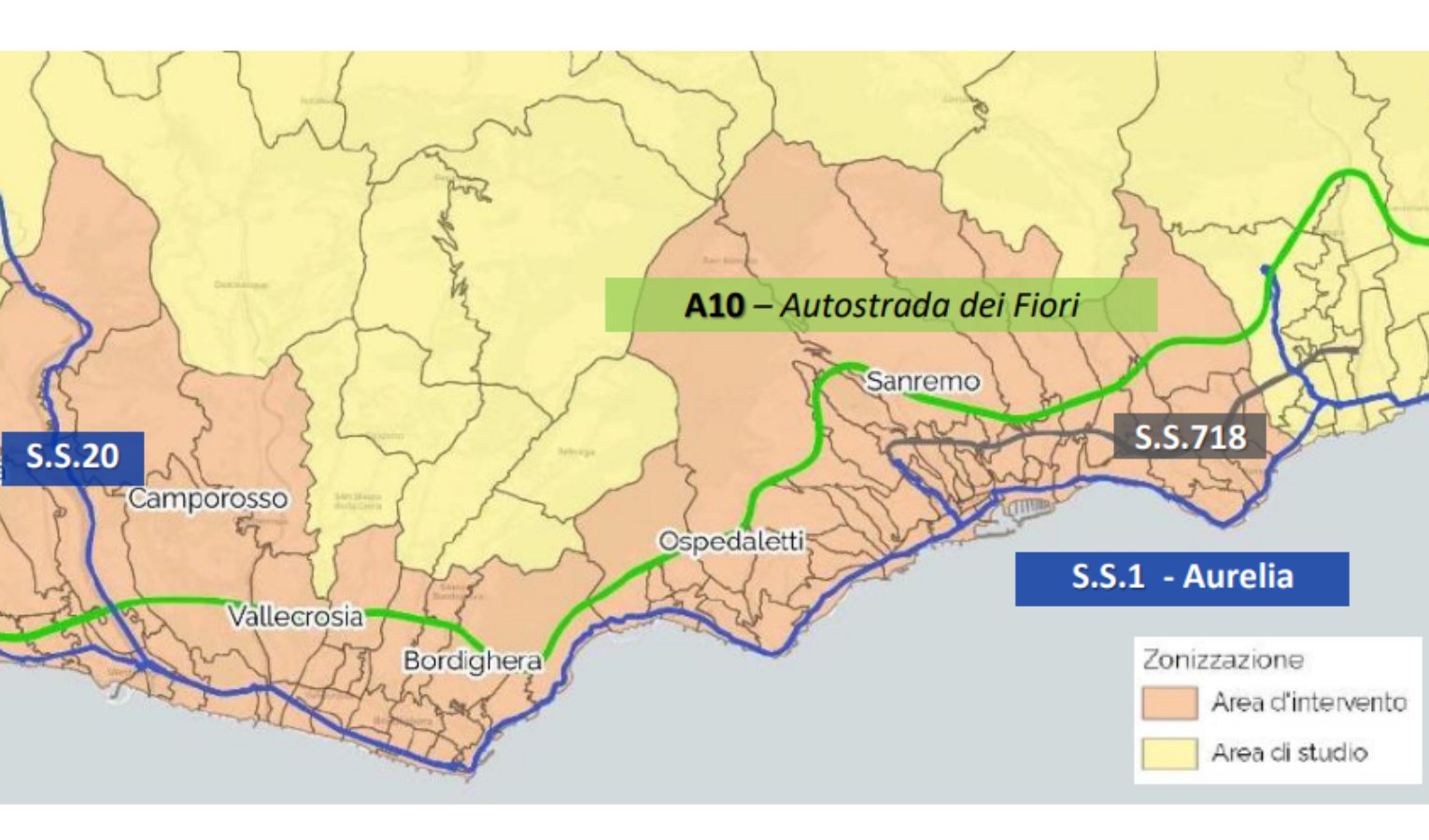 Aurelia Bis Ventimiglia-Sanremo, cantiere al via nel 2025 