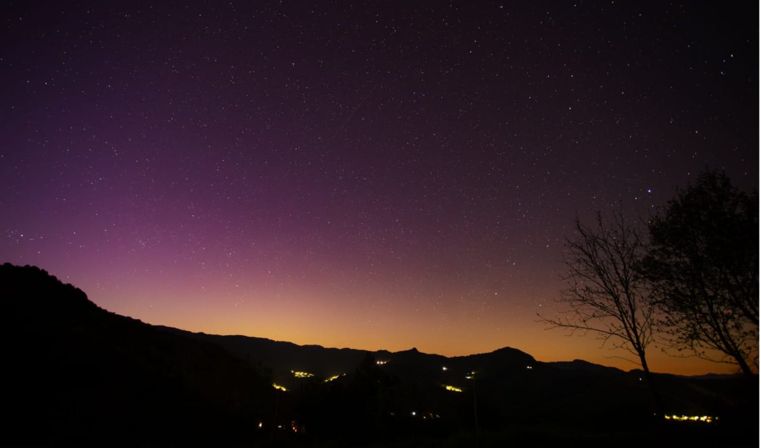 Aurora boreale bis in Liguria: lo spettacolo dalle alture di Torriglia