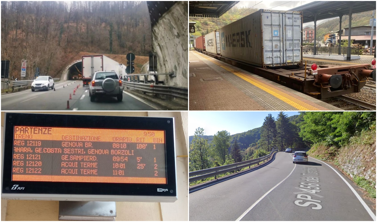 Valle Stura tra caos treni e autostrade, Masone: 