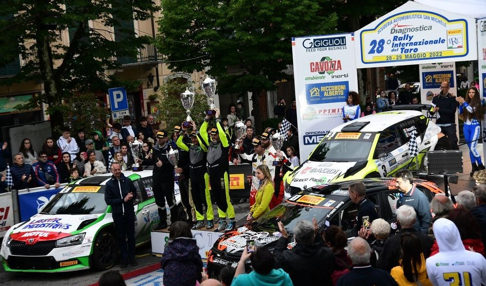 Rally del Taro, trionfano Rossetti e Fenoli