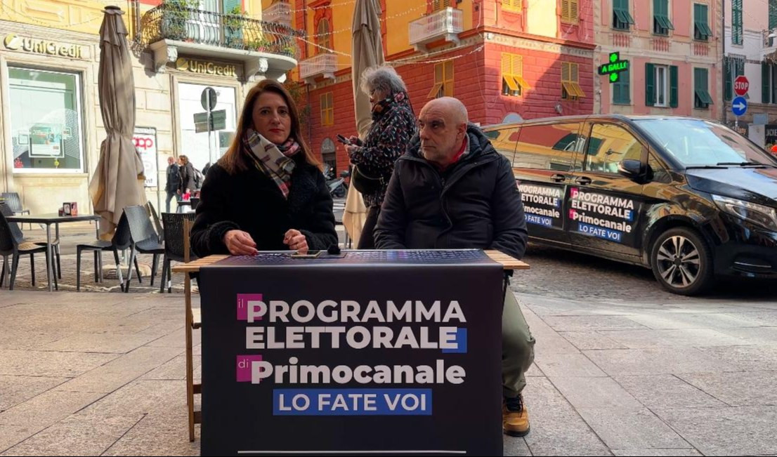 Il banchetto di Primocanale a Nervi: 