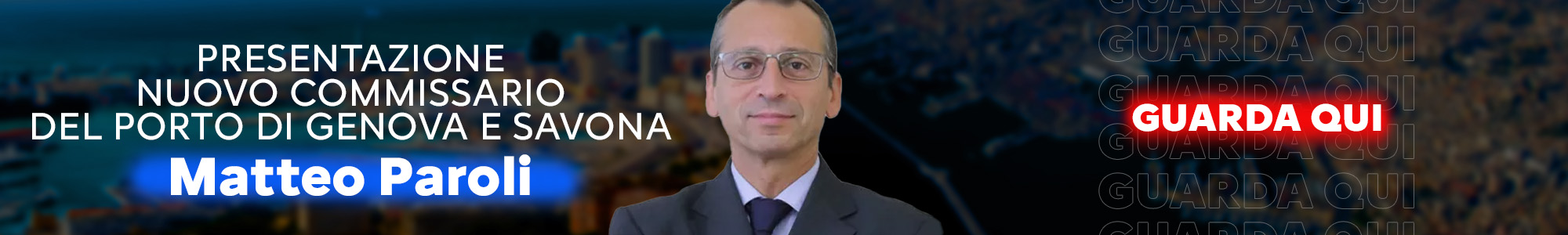 Banner Guarda - Nuovo Commissario Porto