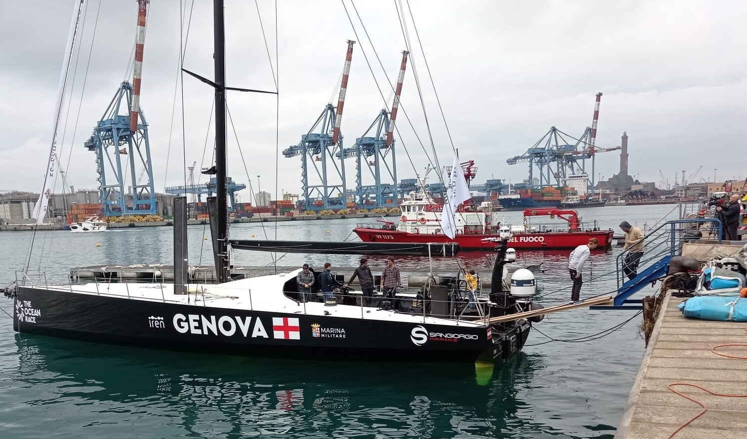 Team Genova, la barca italiana a The Ocean Race 2023