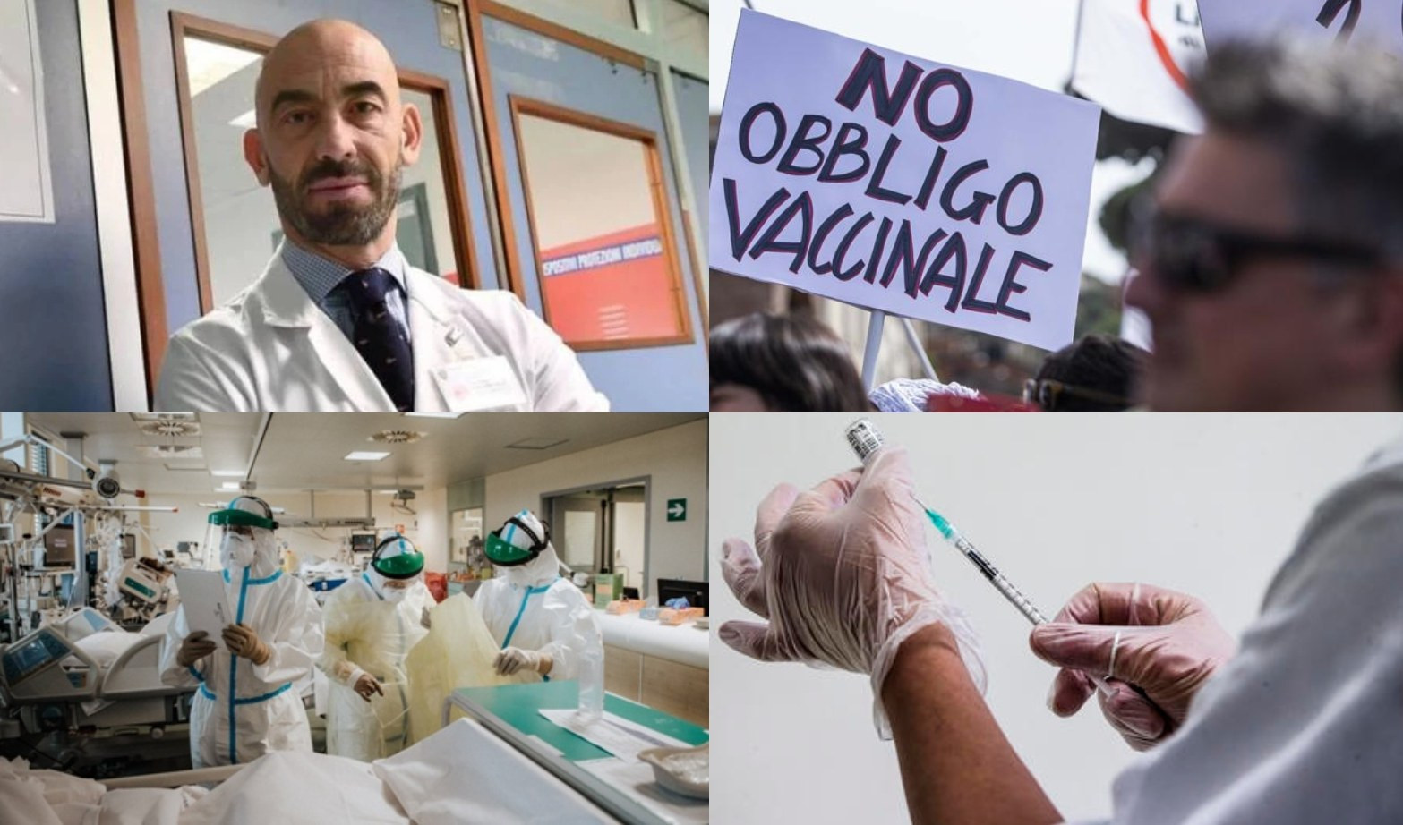 Stop obbligo vaccinale, via libera al reintegro sanitari no vax. Bassetti: 