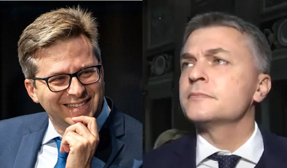 Il senatore Lorenzo Basso e il vice ministro ai Trasporti Edoardo Rixi