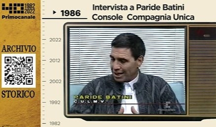 Dall'archivio storico di Primocanale, 1986: intervista a Paride Batini