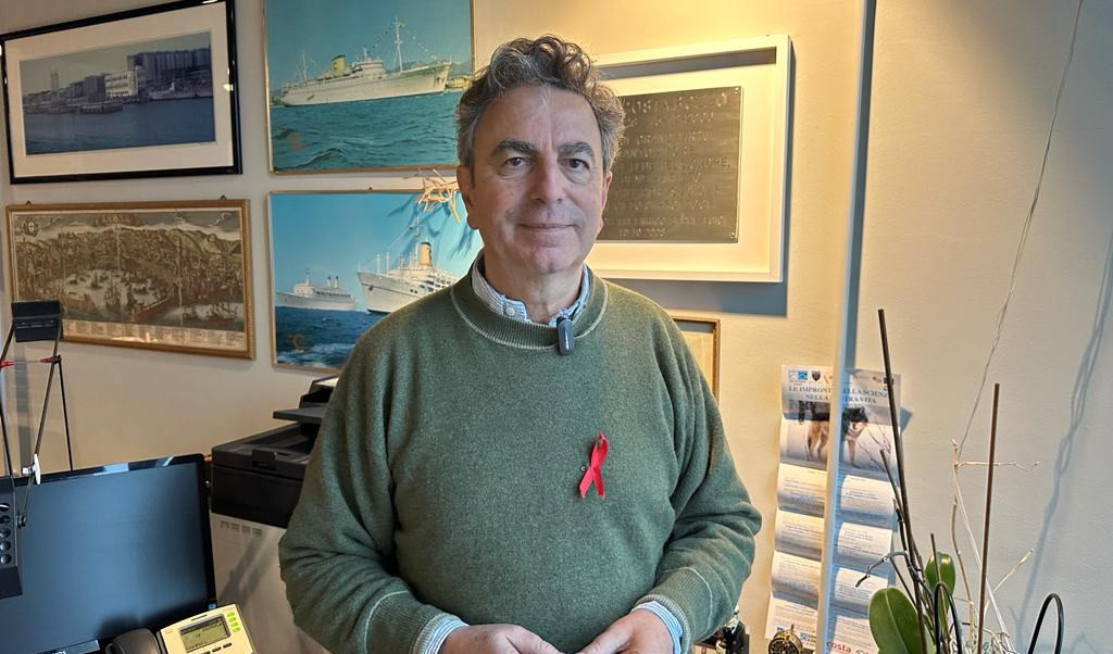 Beppe Costa, presidente dei Terminalisti di Genova Un uomo che sorride