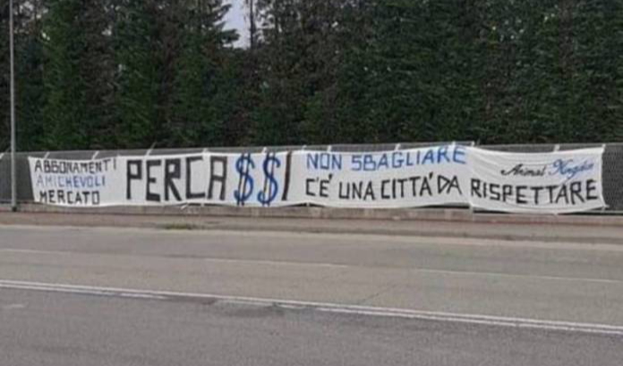 Pagliuca e Percassi contestati a Bergamo, chi ha il pane non ha i denti